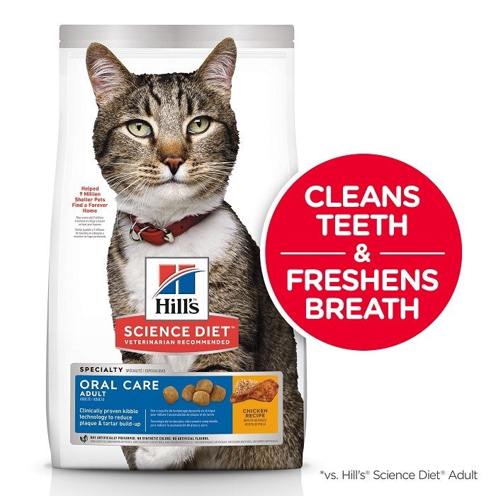 Hills Science Diet Cat Food Oral Care