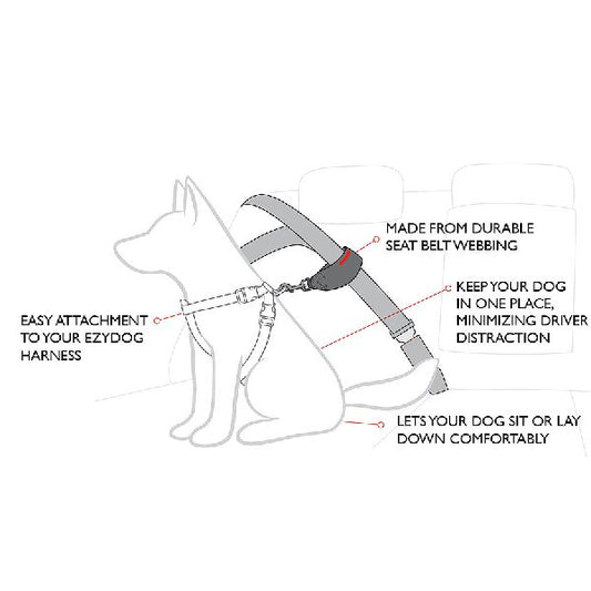 Car Restraint EzyDog 21 cm
