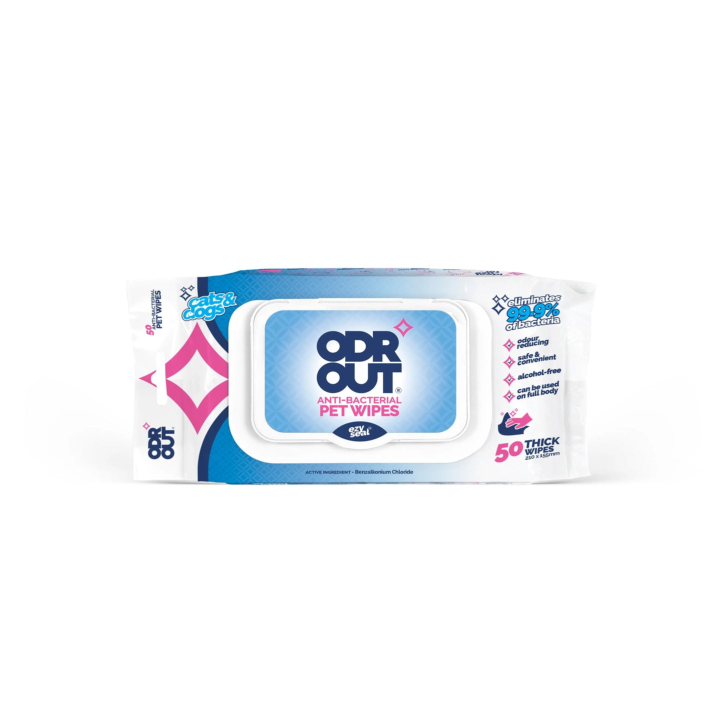 Odour Out Wipes Generic 50 Pack