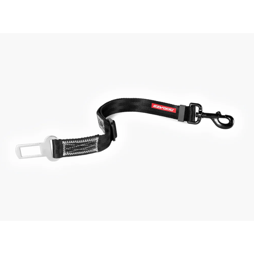 EzyDog Car Adjustable Basic Seatbeat Attachment Black