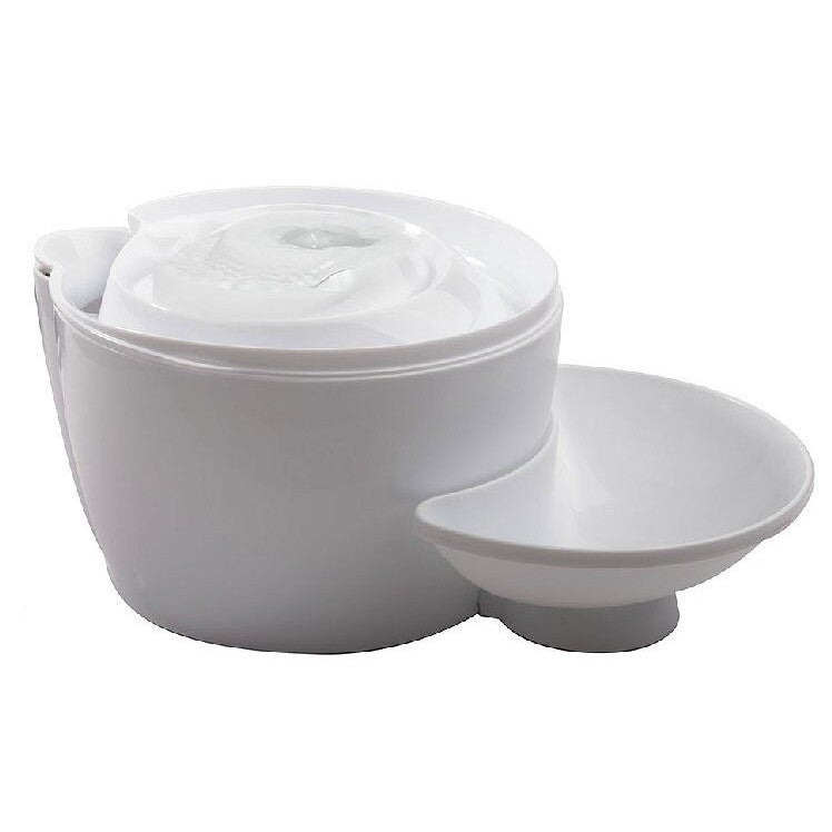 Pet One Deluxe Drinking Fountain With Pump - White