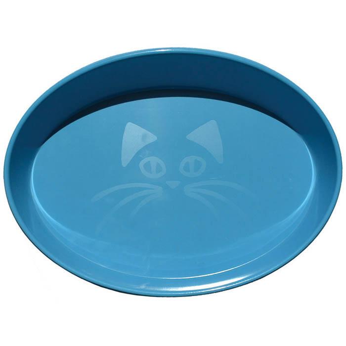 Scream Oval Cat Bowl Loud Blue 300ml