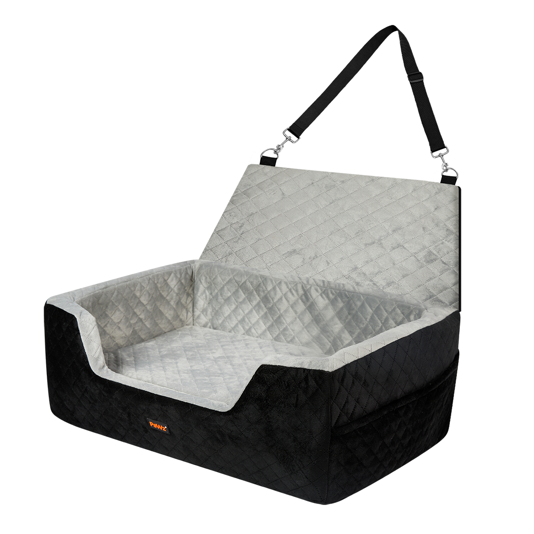 Pawz Dog Car Booster Seat Belt Pet Safe Protector Travel Bed-1973193524262342664