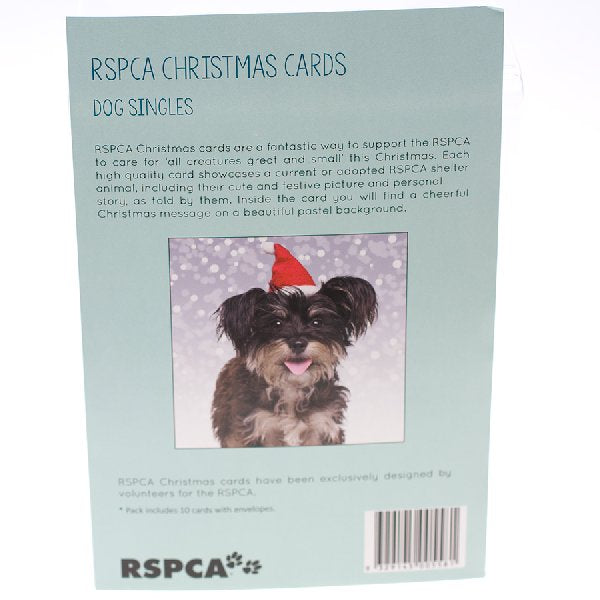 RSPCA Christmas Cards Dog Kim 10 Cards And Envelopes