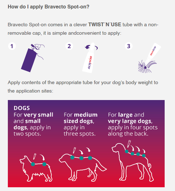Bravecto Spot On Dog Blue 20 to 40kg Single