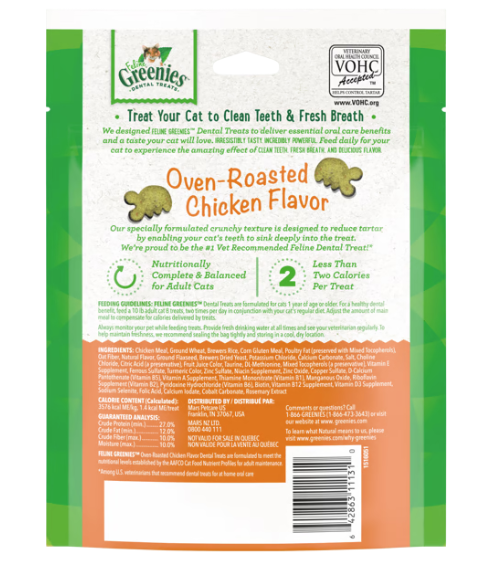 Greenies Feline Chicken 130g