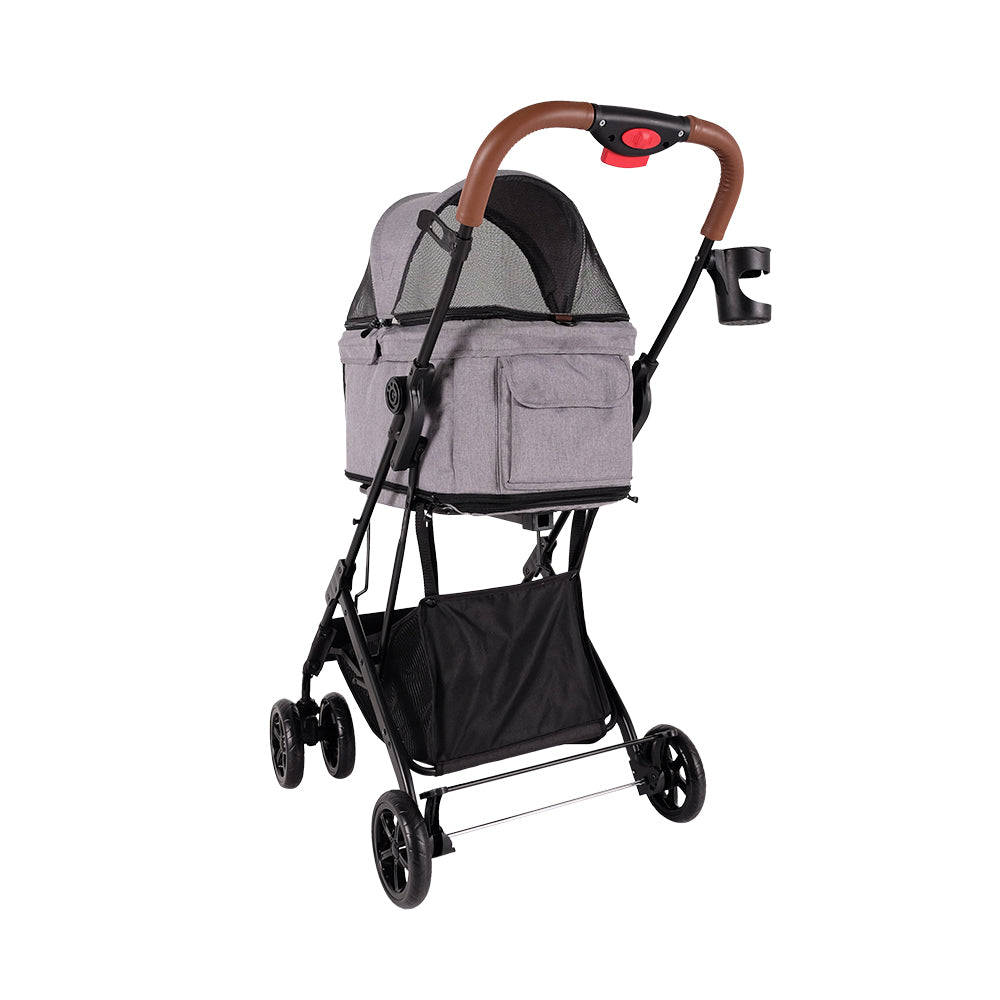 Ibiyaya Pet Travel Stroller Grey