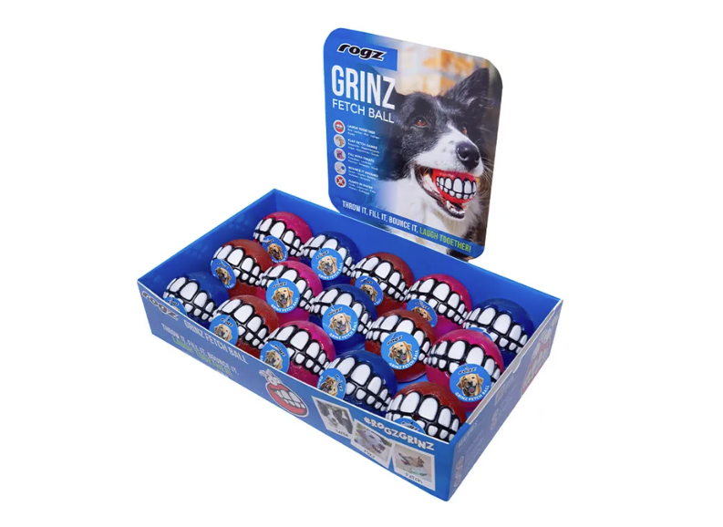 Rogz Ginz Ball Medium Various Colours
