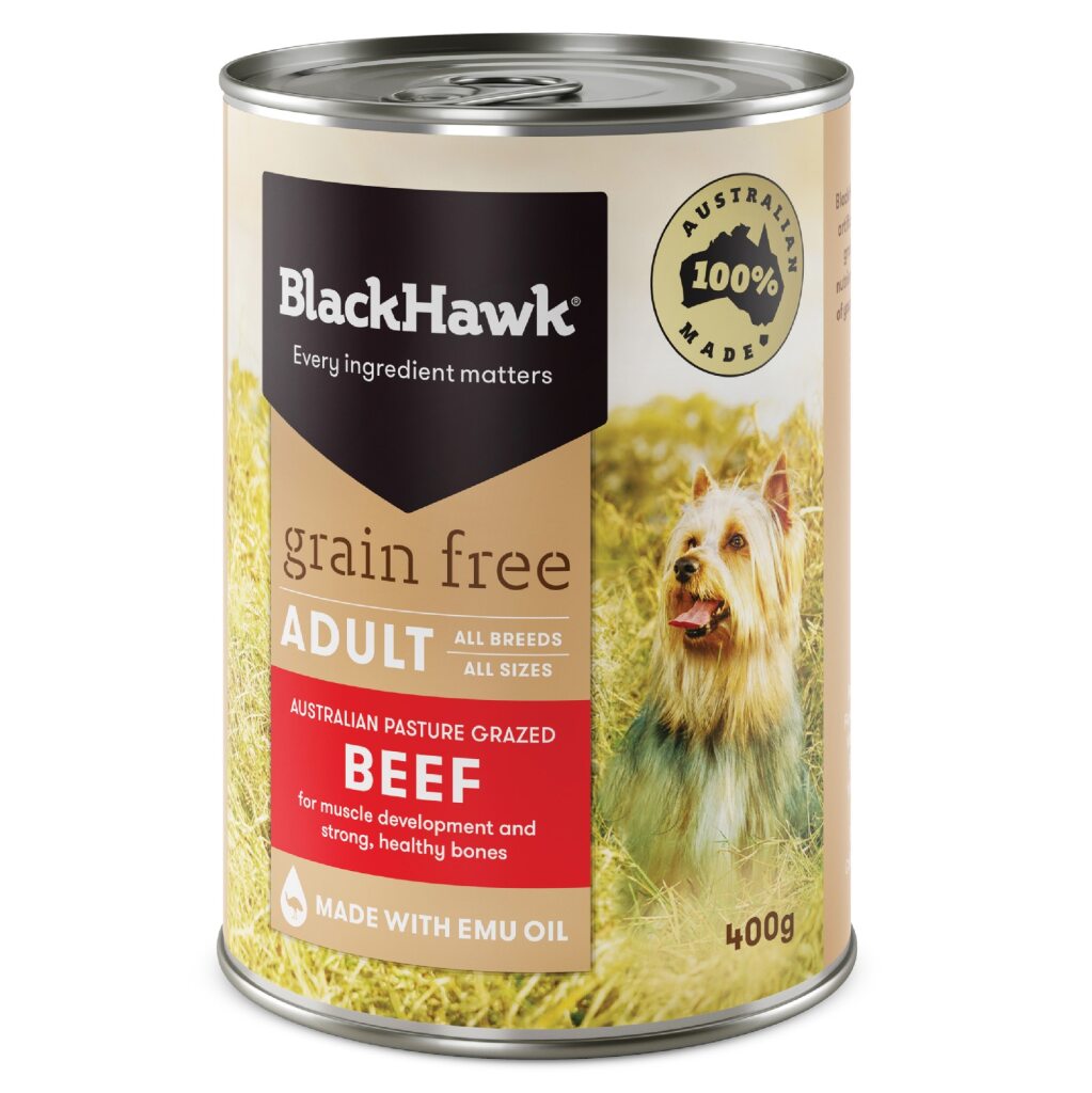 Black Hawk Dog Adult Grain Free Beef Wet 400g