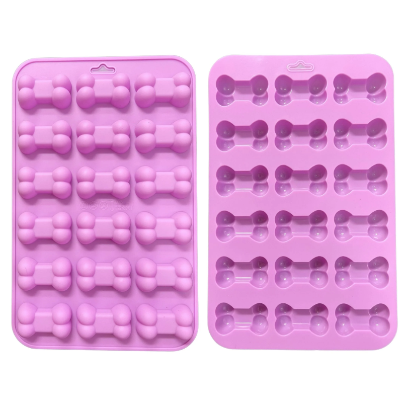 Bones Silicone Mould Purple
