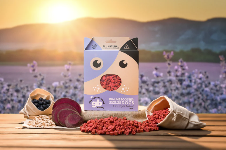 Golden Bone Immune Booster Blueberry, Oats & Beetroot 280g