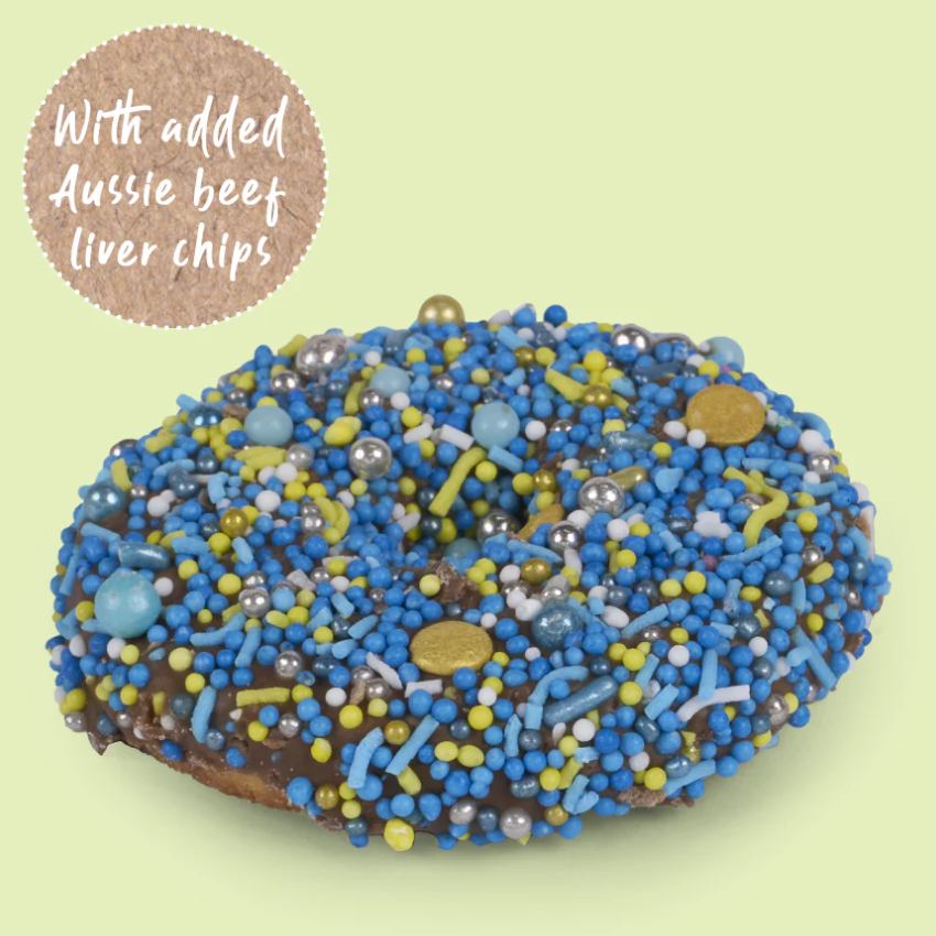 Kazoo Barneys Barkery Dog Donut Biscuit - Blue 36gm