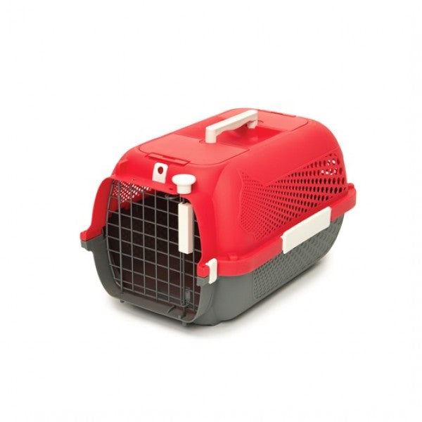 Catit Voyageur Carrier Small Cherry Red/Grey 48 x33 x 28cm
