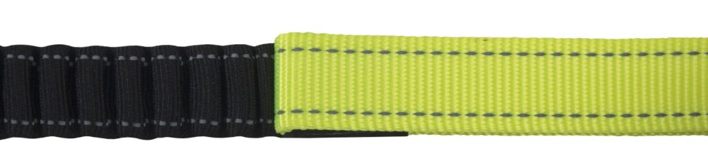 Control Dog Lead Dayglo Yellow SNAKE - MEDIUM