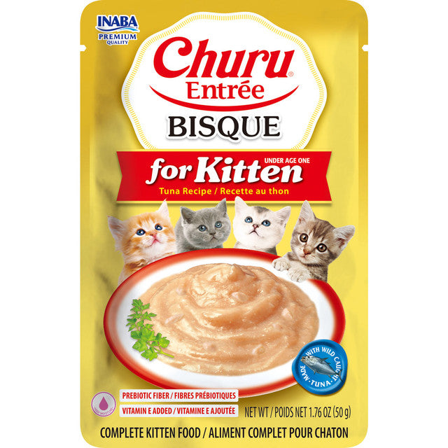 Inaba Kitten Churu Entree Bisque Chicken & Tuna 50g