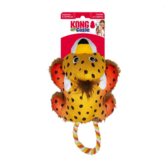 KONG Cozie Tuggz Cheetah SML / MED
