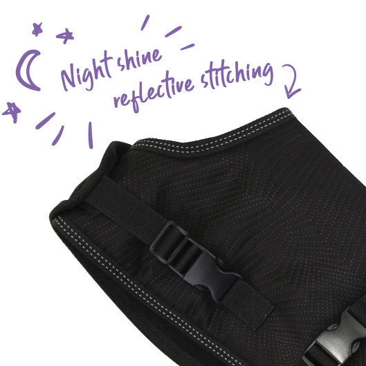 Kazoo Adventure Coat W/Harness Hatch Black XXS