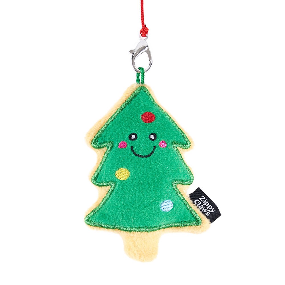 Zippy Claws Holiday Zippystick Santa with Cookies and Milk