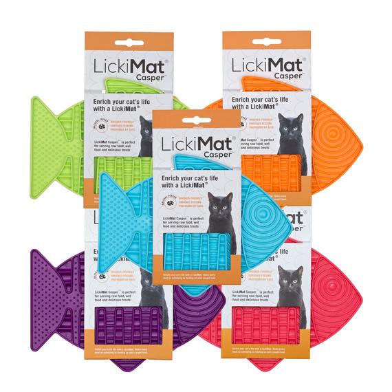 Lickimat Casper For Cats Green