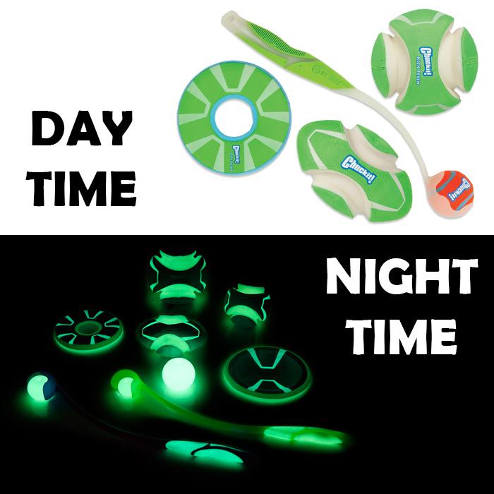 Chuckit! Max Glow Ball 3" (7.5cm) - 1 Pack LARGE