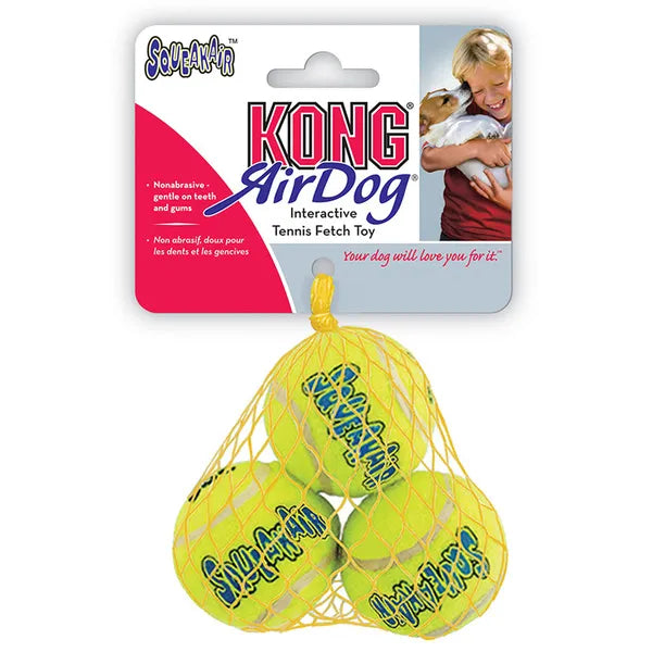 KONG AirDog Squeaker Balls X-Small 3 Pack