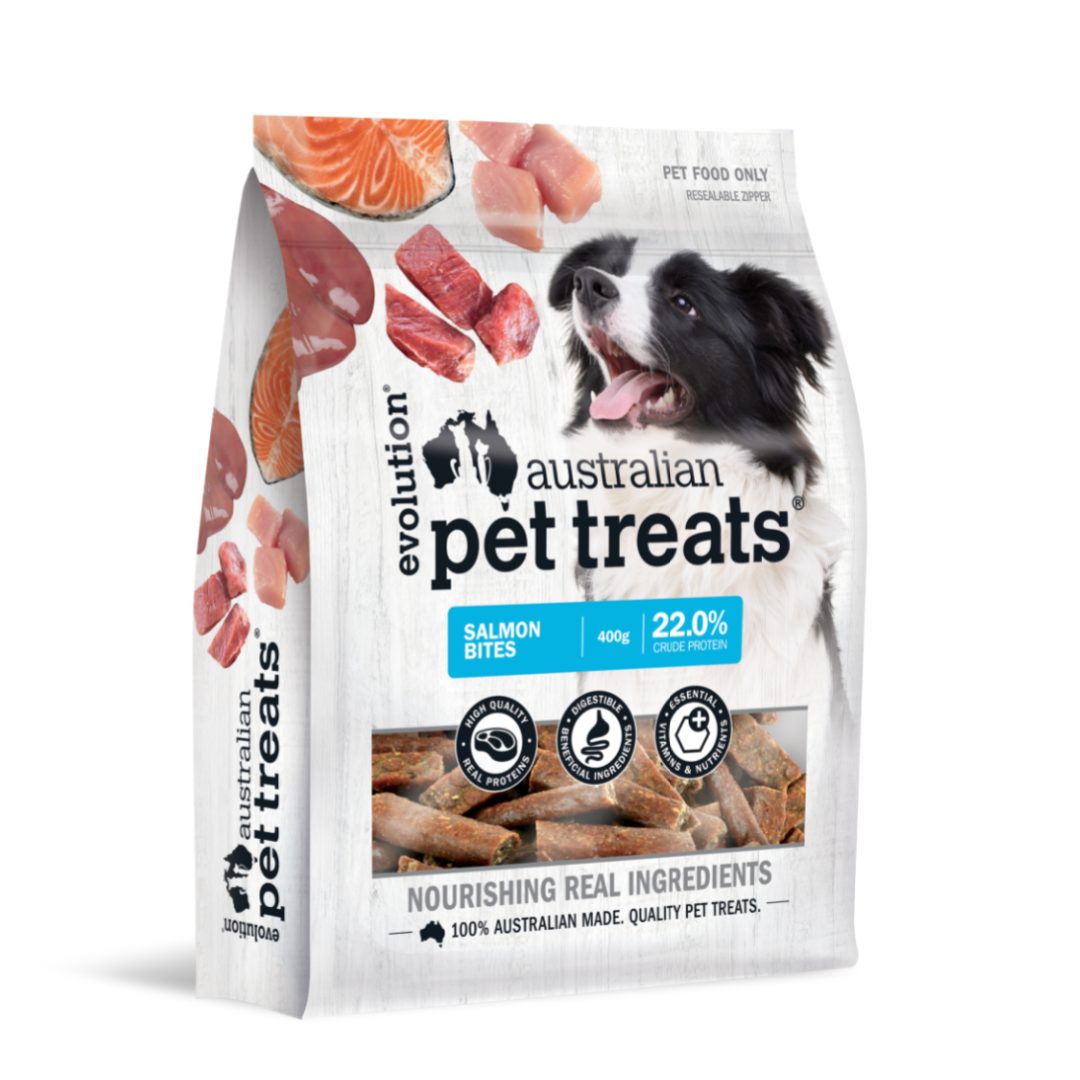 Evolution Australian Pet Treat Salmon Bites 400g