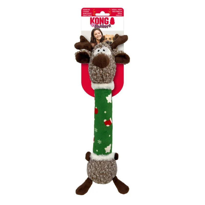 KONG Holiday Shakers Luvs Reindeer Med
