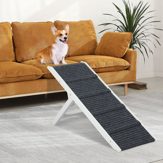 PaWz Adjustable Dog Ramp Height Stair White-1975420391530827782