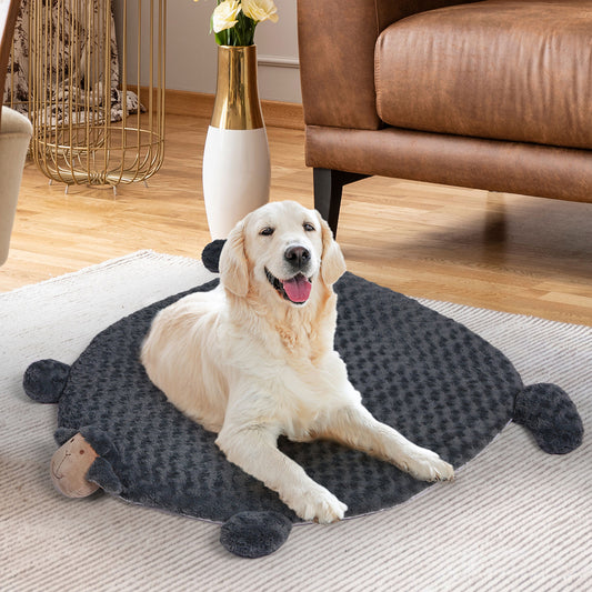 PaWz Pet Bed Cat Calming Bed Dog Squeaky M Charcoal Medium-1975420450024591366