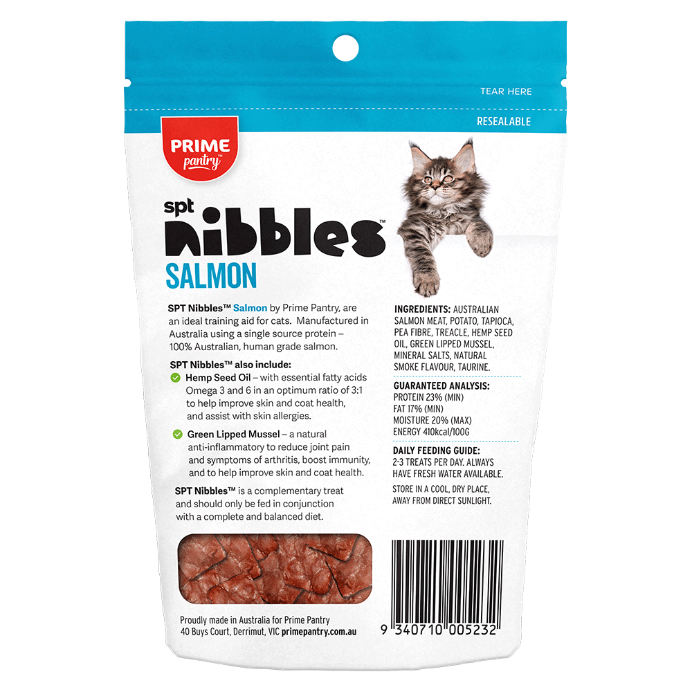 Prime Cat Nibbles Salmon 40g