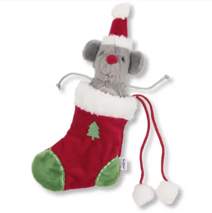 Kitty Christmas Mouse in Stocking