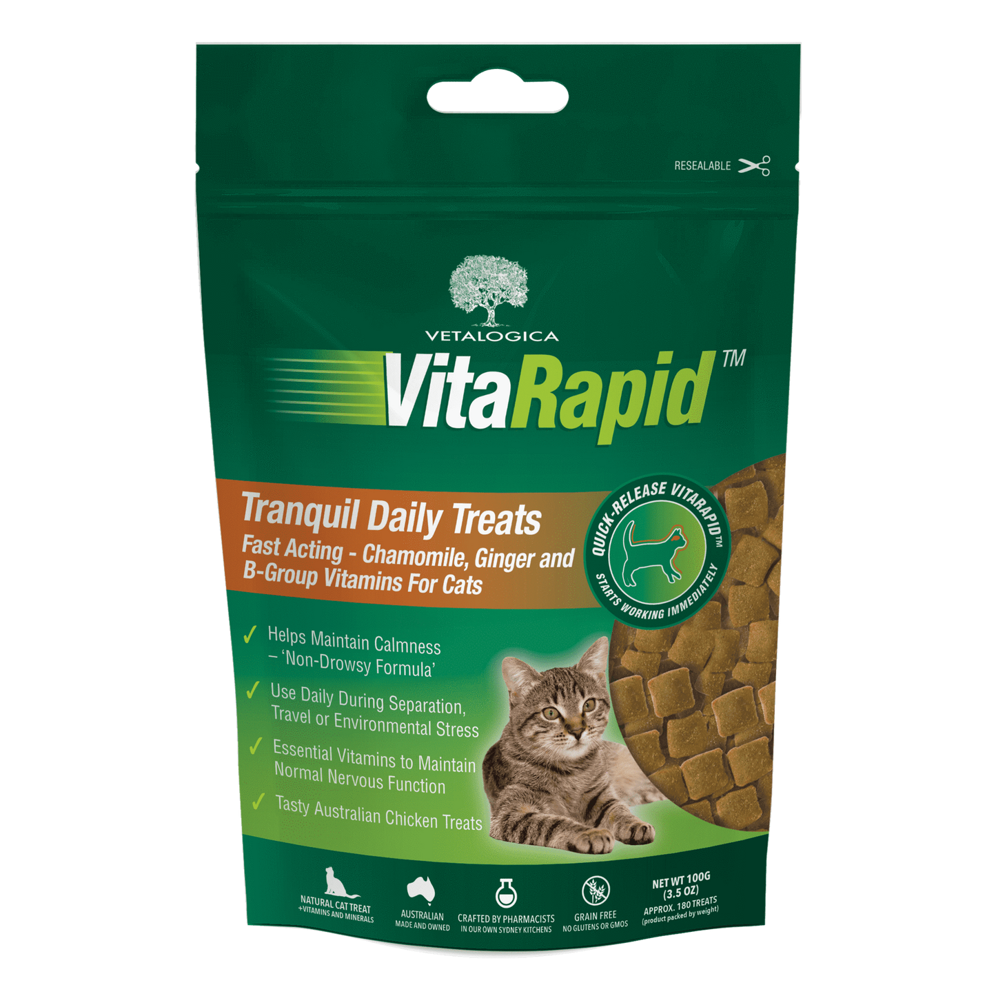 VitaRapid Cat Tranquil Treat 100g