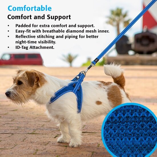 Rogz Fast FiT Harness Black SMALL