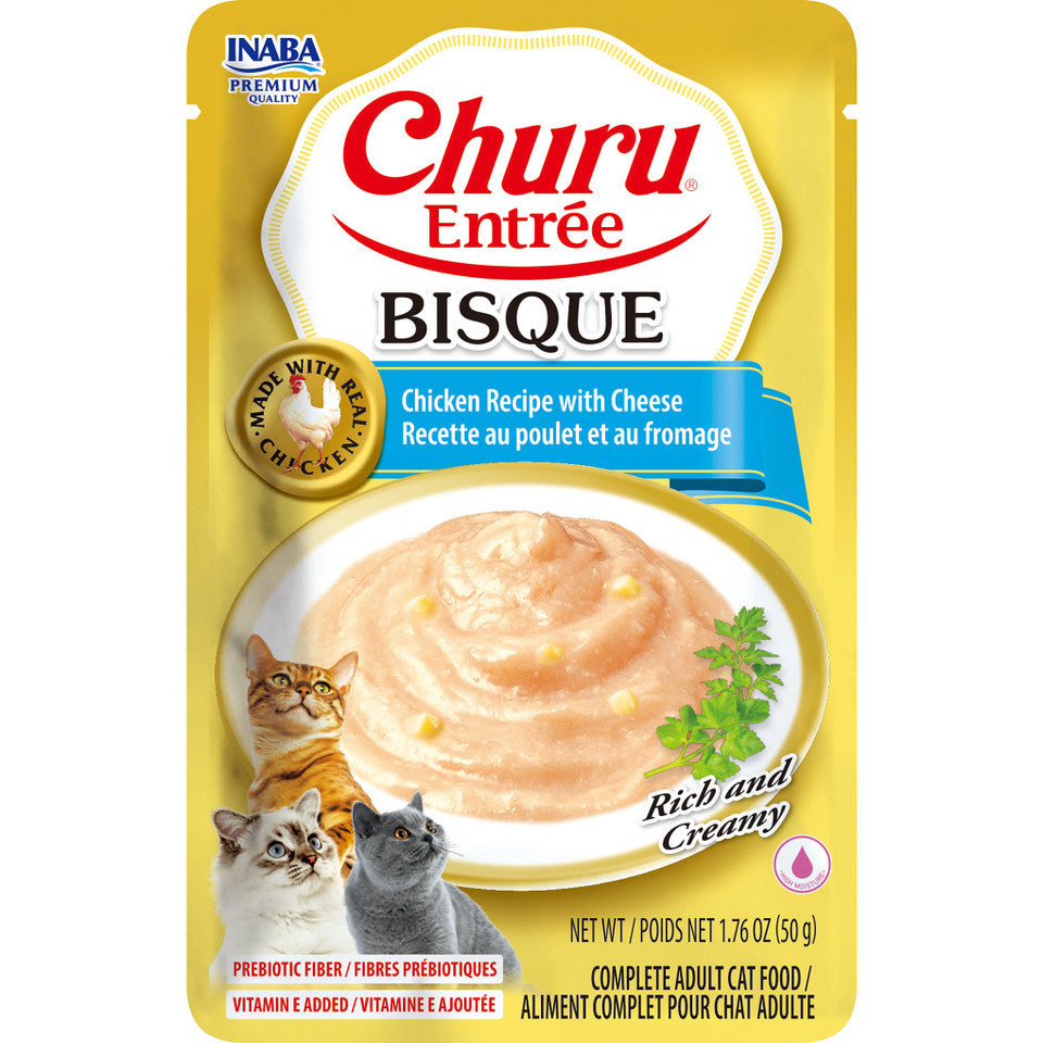 Inaba Cat Churu Entree Bisque Chicken & Cheese 50g