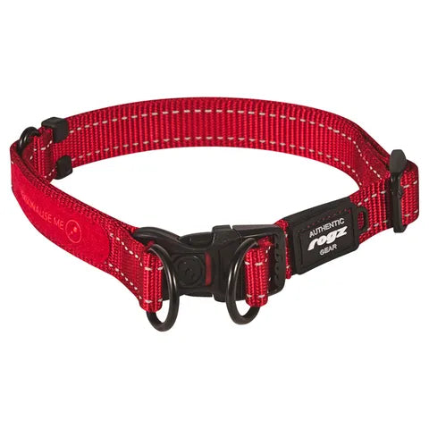 Rogz Utility Twinloc Collar Red