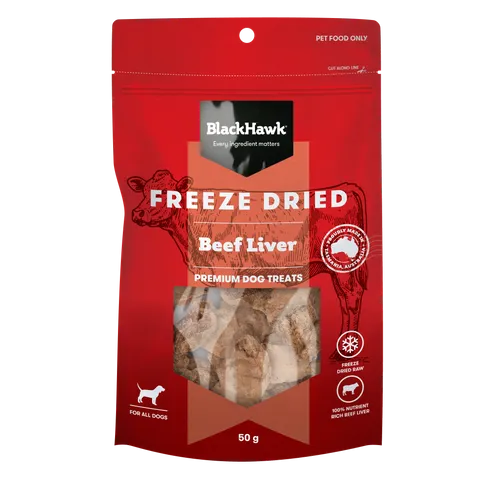 Black Hawk Freeze Dried Beef Liver 50g