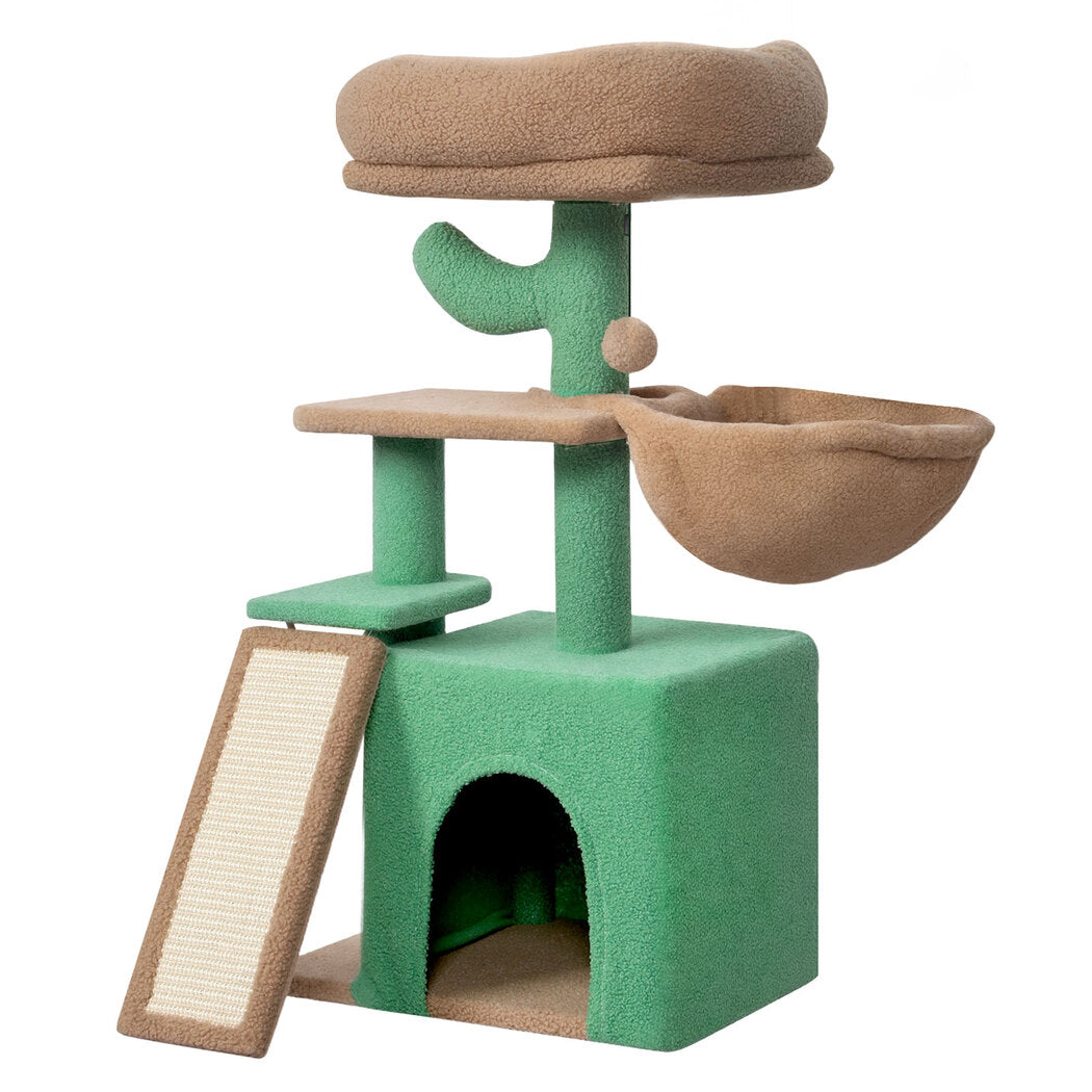 Pawz Cat Tree Tower Scratching Post Scratcher Play Bed-1996005540525903872