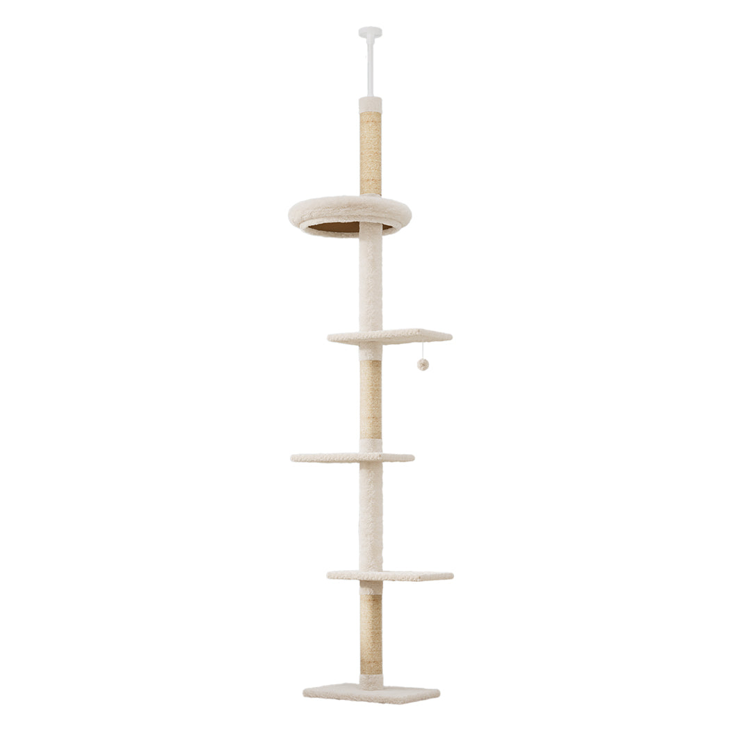 Pawz Cat Tree Tower Scratching Post Scratcher 230-275cm-1996005456979562496