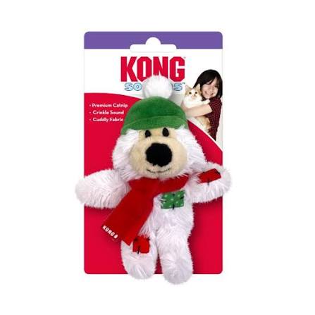 KONG Holiday Softies Bear Assorted