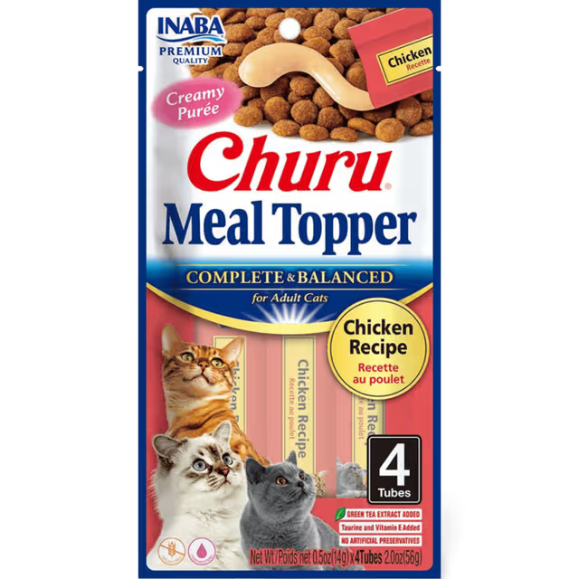 Inaba Churu Meal Topper Chicken 4 Tubes 56g