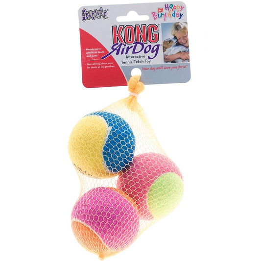 KONG Air Squeaker Birthday Balls 3 Pack-70mm Balls