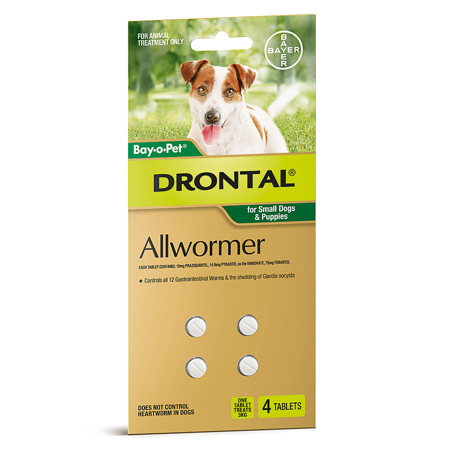 All Wormer Tablets, Drontal All Wormer Tablets 3kg 4 Pack