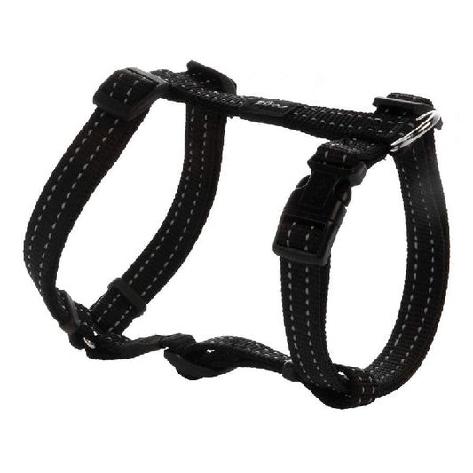 Dog Harness, Utility Black Small (Adjustable)