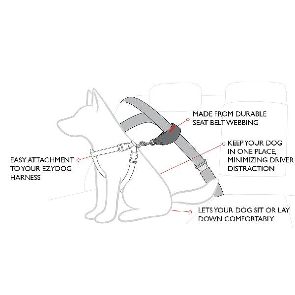 Car Restraint EzyDog  21 cm