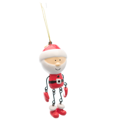 Christmas Ornament Santa  7 cm