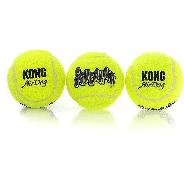 KONG AirDog Squeaker Ball Balls 3 Pack Small