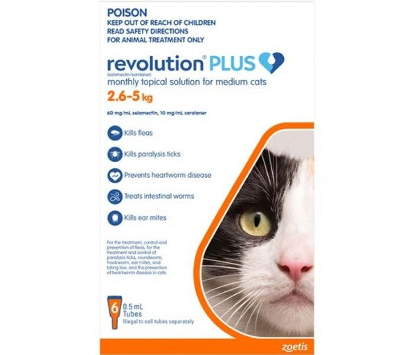 Revolution Plus for Medium Cats 2.6 - 5kg
