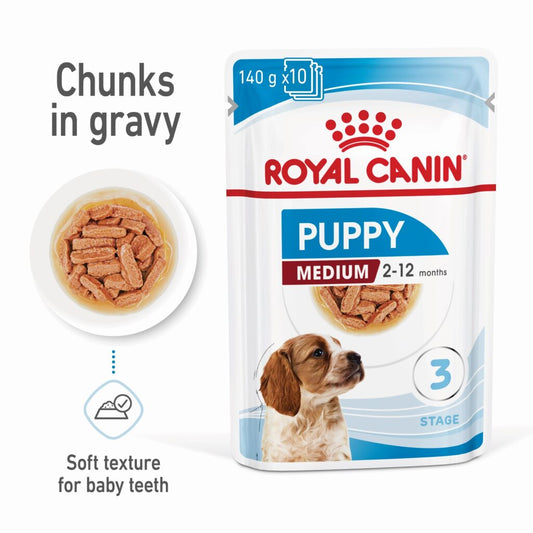 Royal Canin Medium Puppy Wet Food 140g