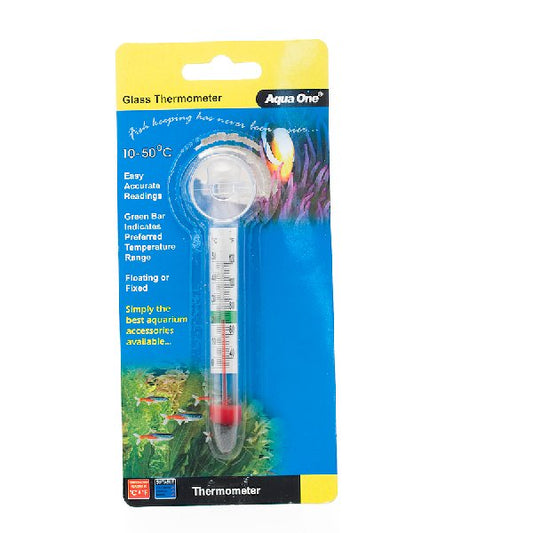 AquaOne Glass Thermometer 11cm