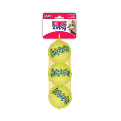 KONG Air Squeaker Balls 3 Pack Medium